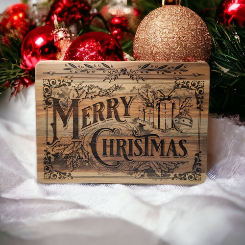 Merry Christmas Cutting Board | Danthom Designs