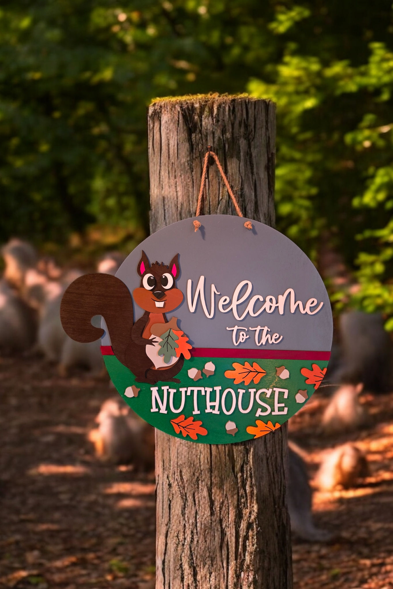 Welcome to the Nuthouse Sign
