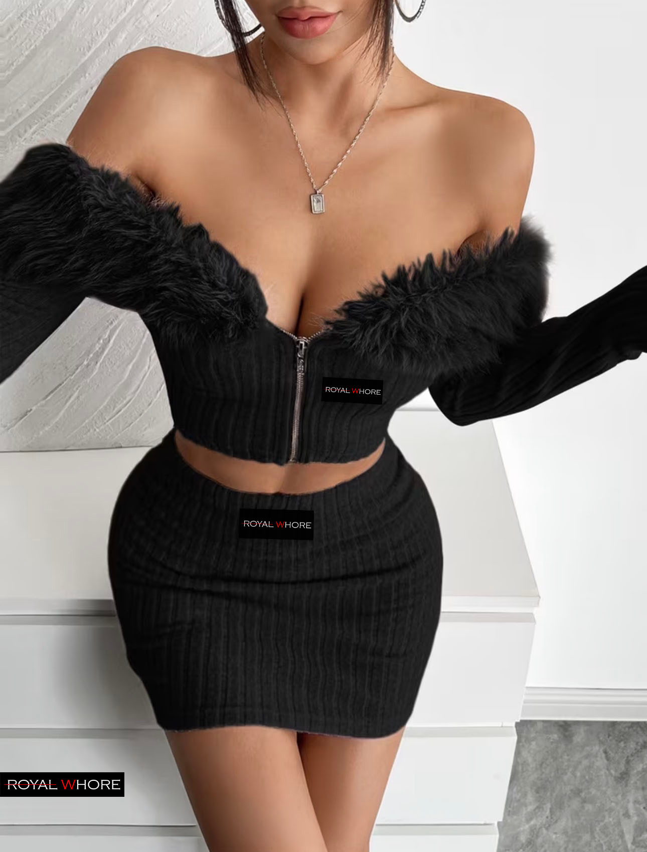 ROYAL WHORE LUXURY FUR SET