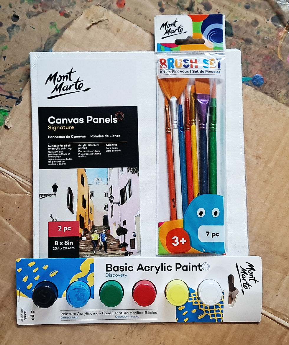 Thumbnail: KREATiVE KHAOS KRAFTY KIDS MONT MATRE MASTERPIECE PAINTERS DiY BEGINNERS KIT