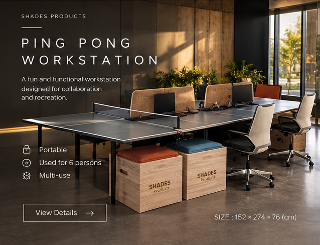 PING PONG WORKSTATION by SHADES Products