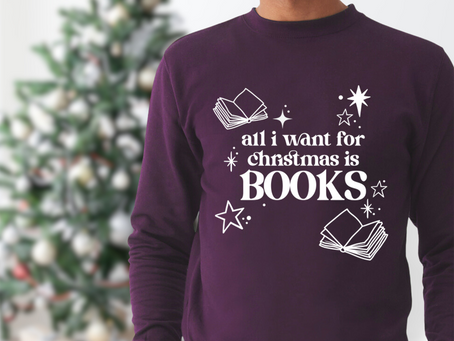 All I Want For Christmas is Books - Christmas Jumper,