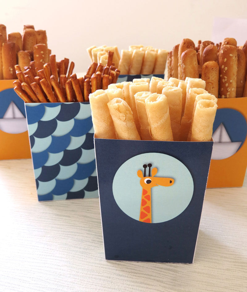 קופסאות לפופקורן ג׳ירף