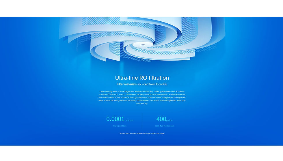 Thumbnail: Xiaomi MR424+ Enhanced Water Purifier – Connects to Existing Faucet, Includes Filter Cartridges