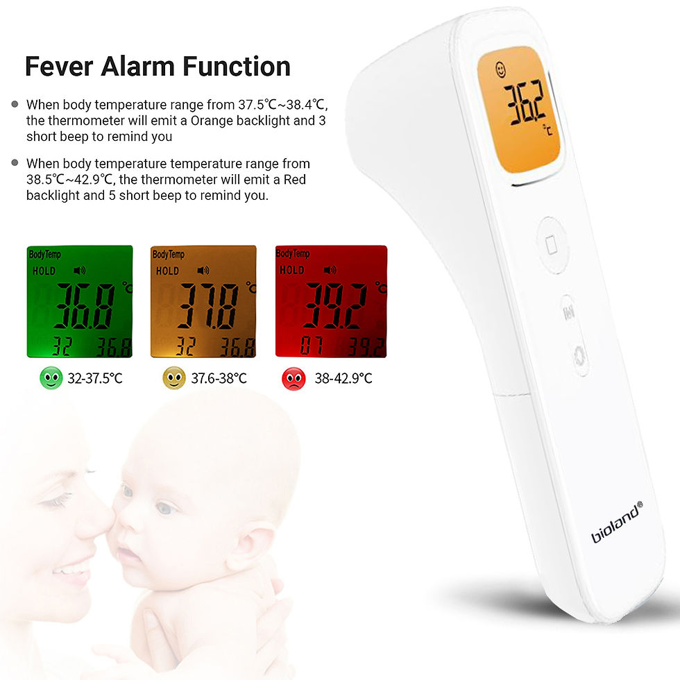Thumbnail: Forehead thermometer Bioland E122 Bioland hospital thermometer