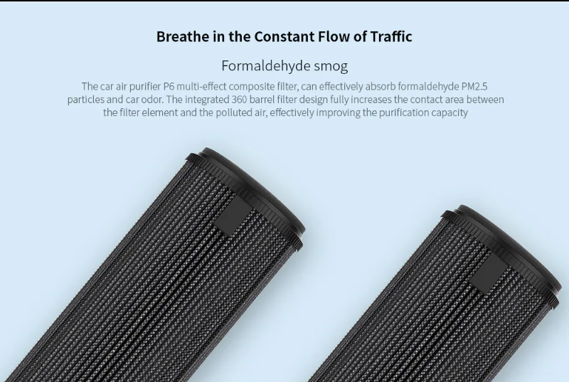 Thumbnail: ROIDMI P6 Car Air Purifier Car Air Purifier View through the ROIDMI App