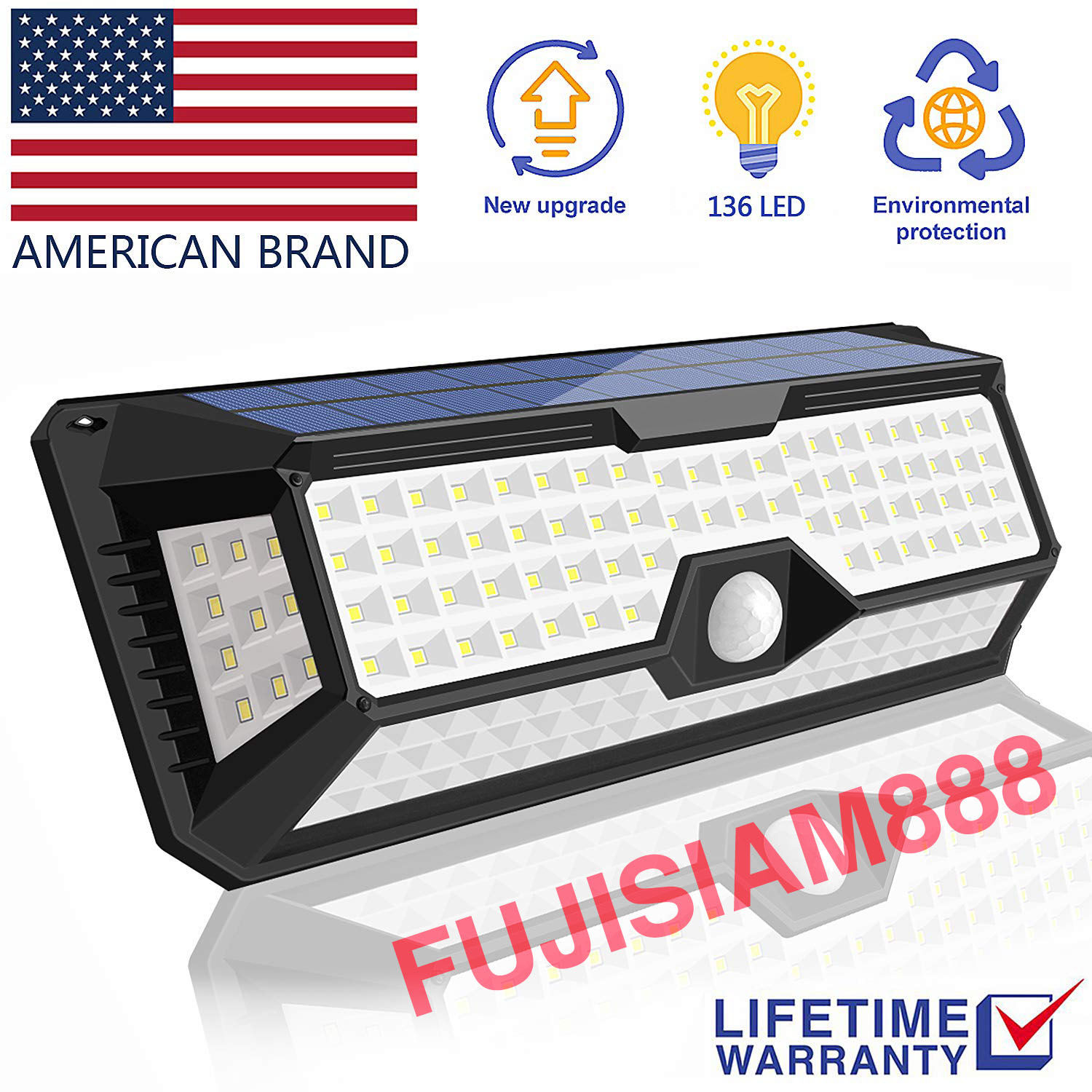 Automatic Outdoor Solar Light – 3 Modes, Easy Installation, 136 Bright LEDs, Energy-Saving