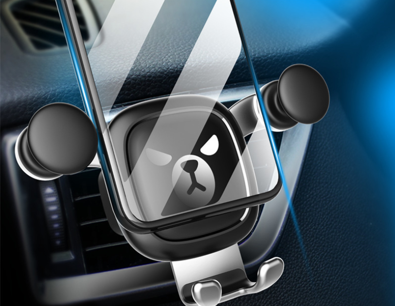 Pee bear holds the phone (2 types) Gravity Drive