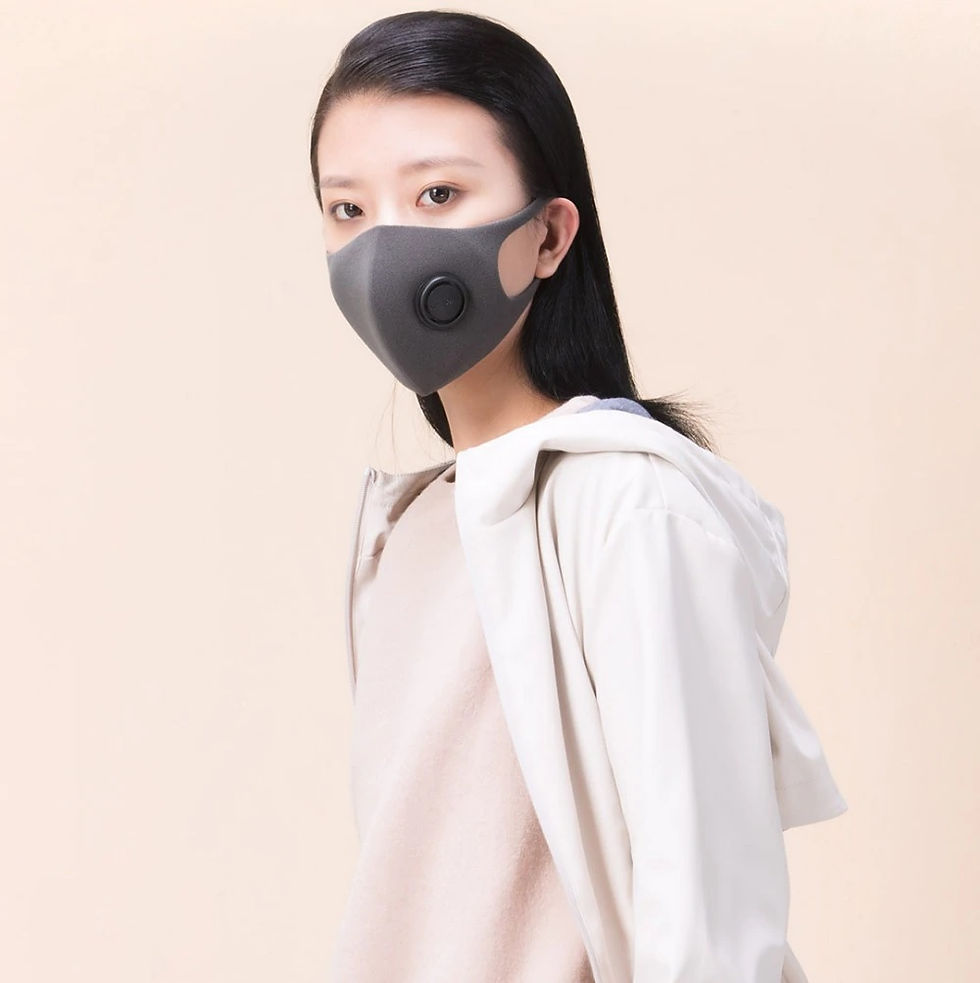 ภาพขนาดย่อ: หน้ากากป้องกันฝุ่น แบบมีวาล์ว Smartmi หน้ากาก PM2.5 Anti-Haze Mask