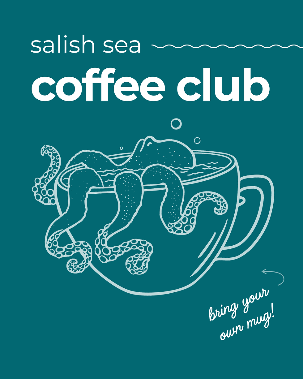 Salish Sea Coffee Club - Beach Crows!