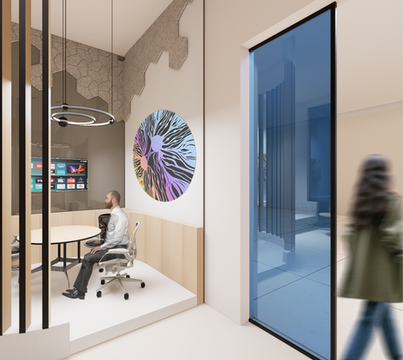 Interior Lighting Gobo Projection View