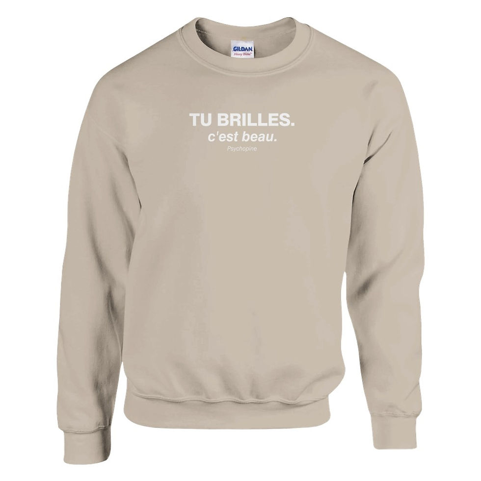 Miniature : Chandail Tu brilles. c'est beau.