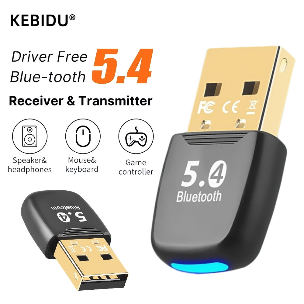 Bluetooth Adapter USB Bluetooth 5.4 for PC