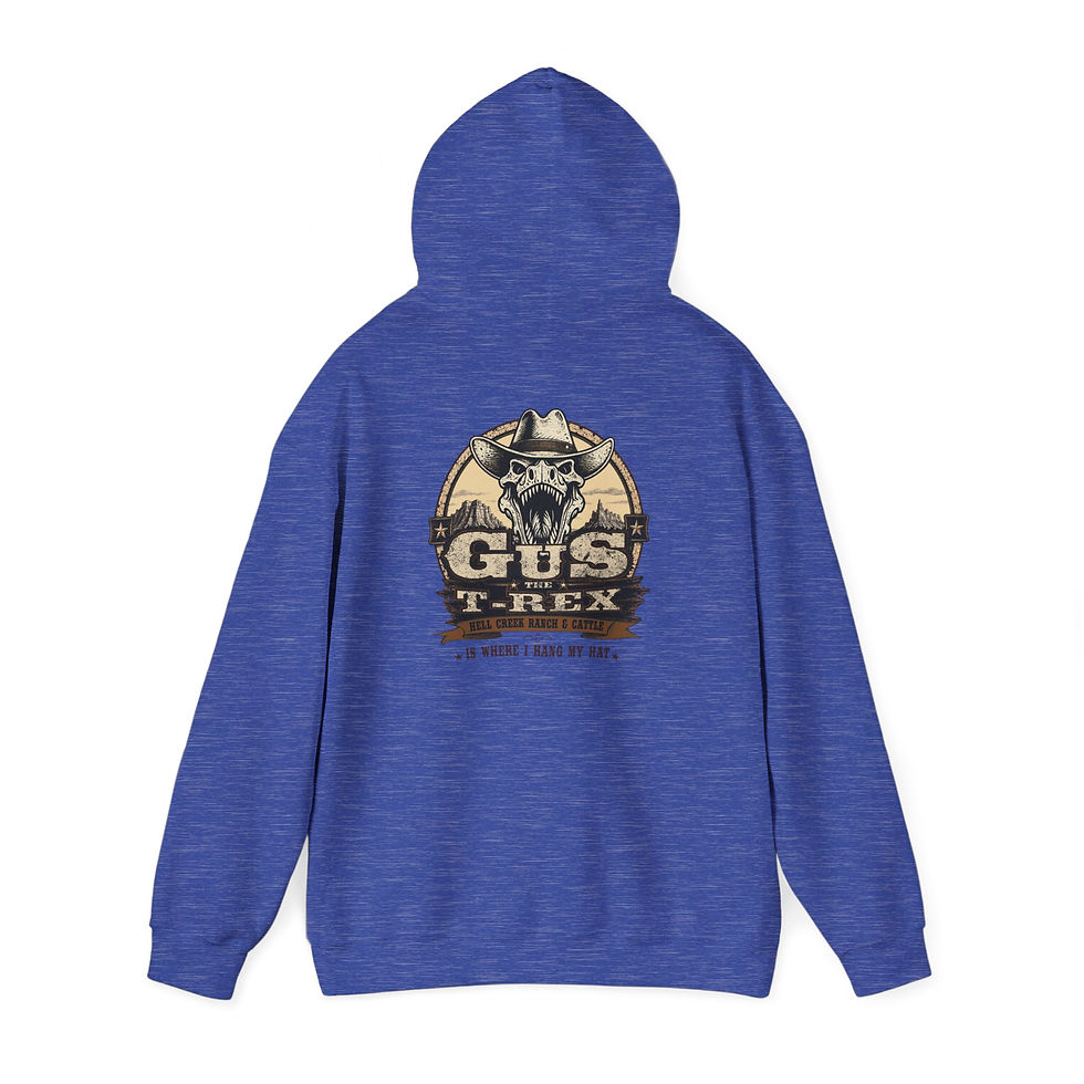 Thumbnail: Gus the T-Rex Unisex Heavy Blend™ Hooded Sweatshirt