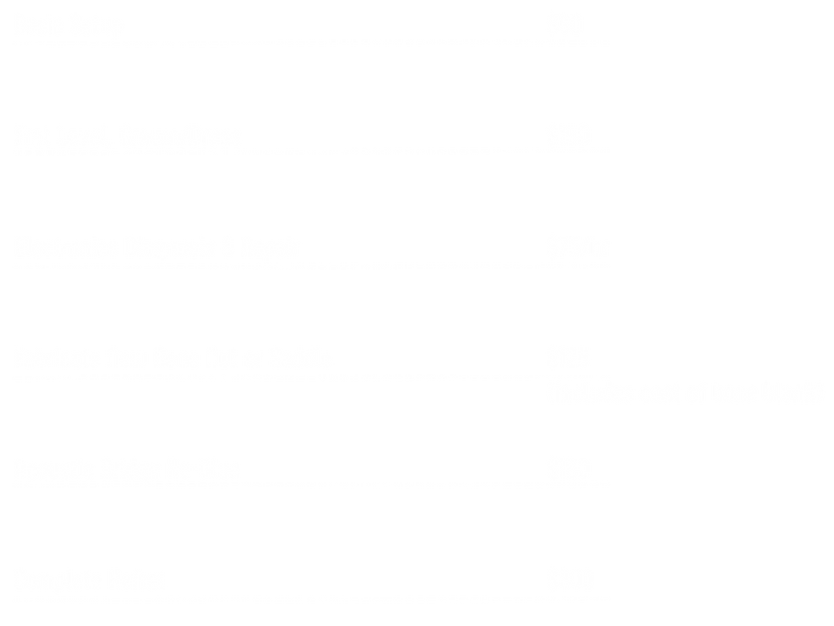 Repair Pricing