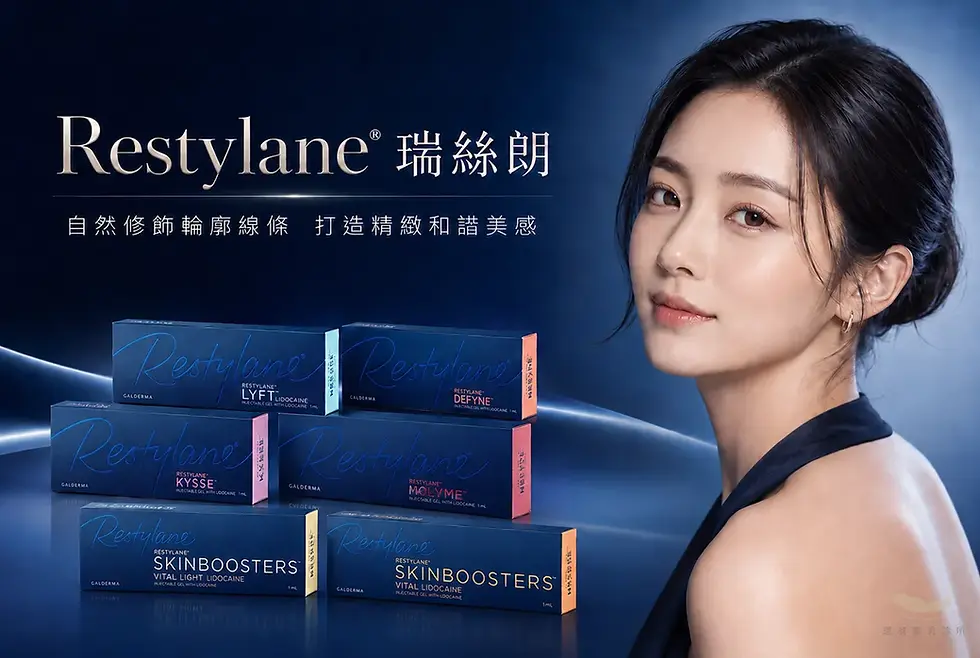 Restylane 瑞絲朗玻尿酸自然輪廓修飾療程主視覺