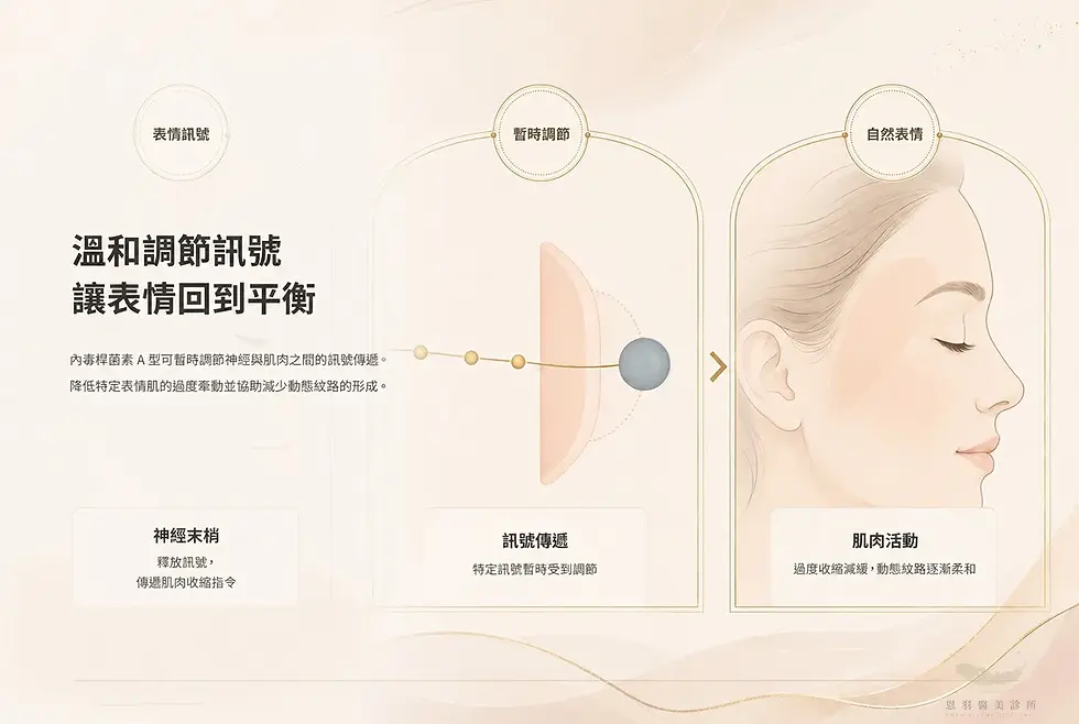 優力柔奇肌肉毒 Neuronox 神經訊號與肌肉收縮作用原理