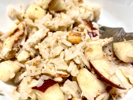 Crab & Apple Balsamic Rice