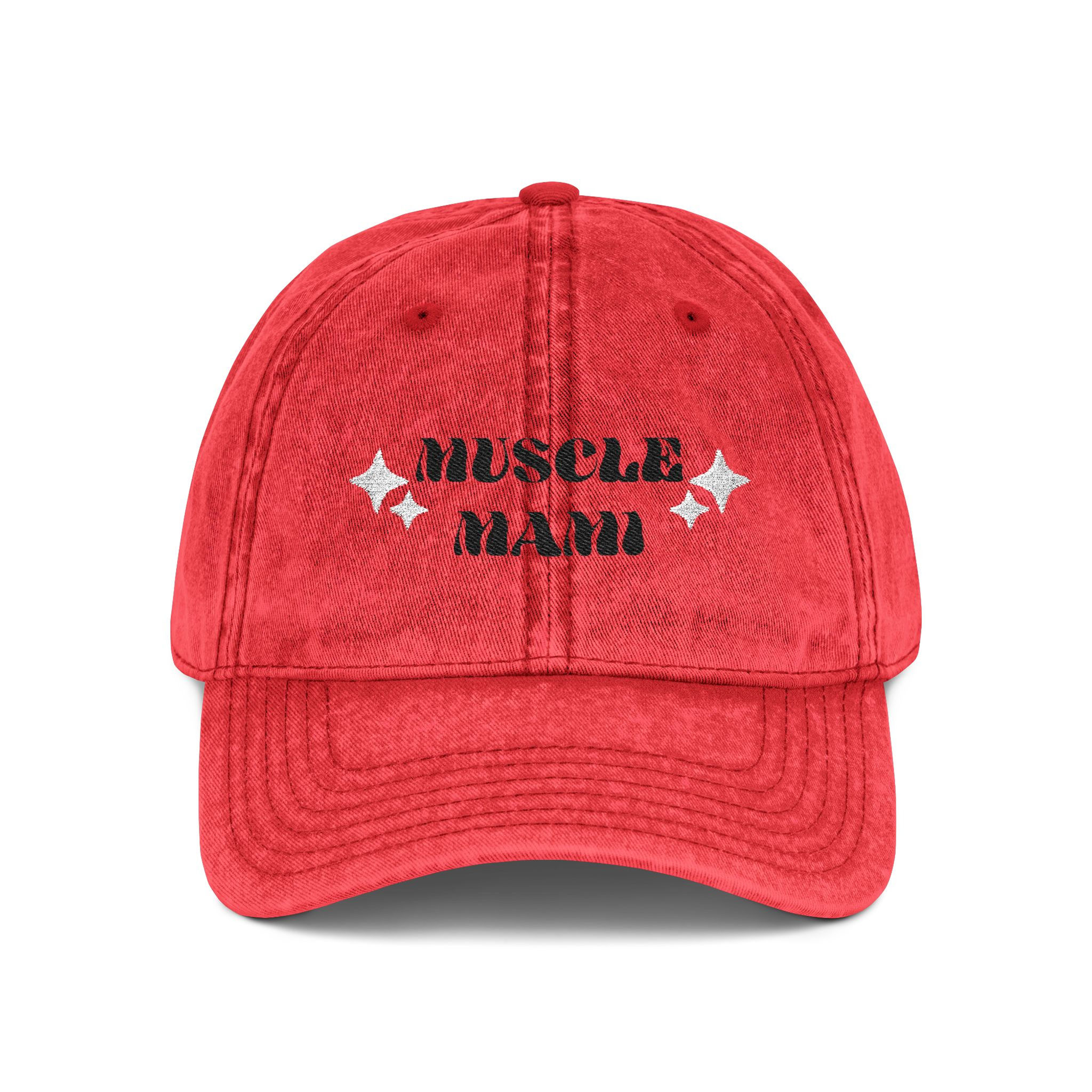 For the Muscle Mami Vintage Cap - Embroidered