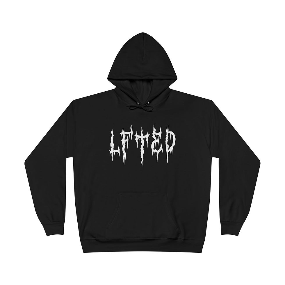 Thumbnail: LFTED Hardcore Barbell Skull Hoodie