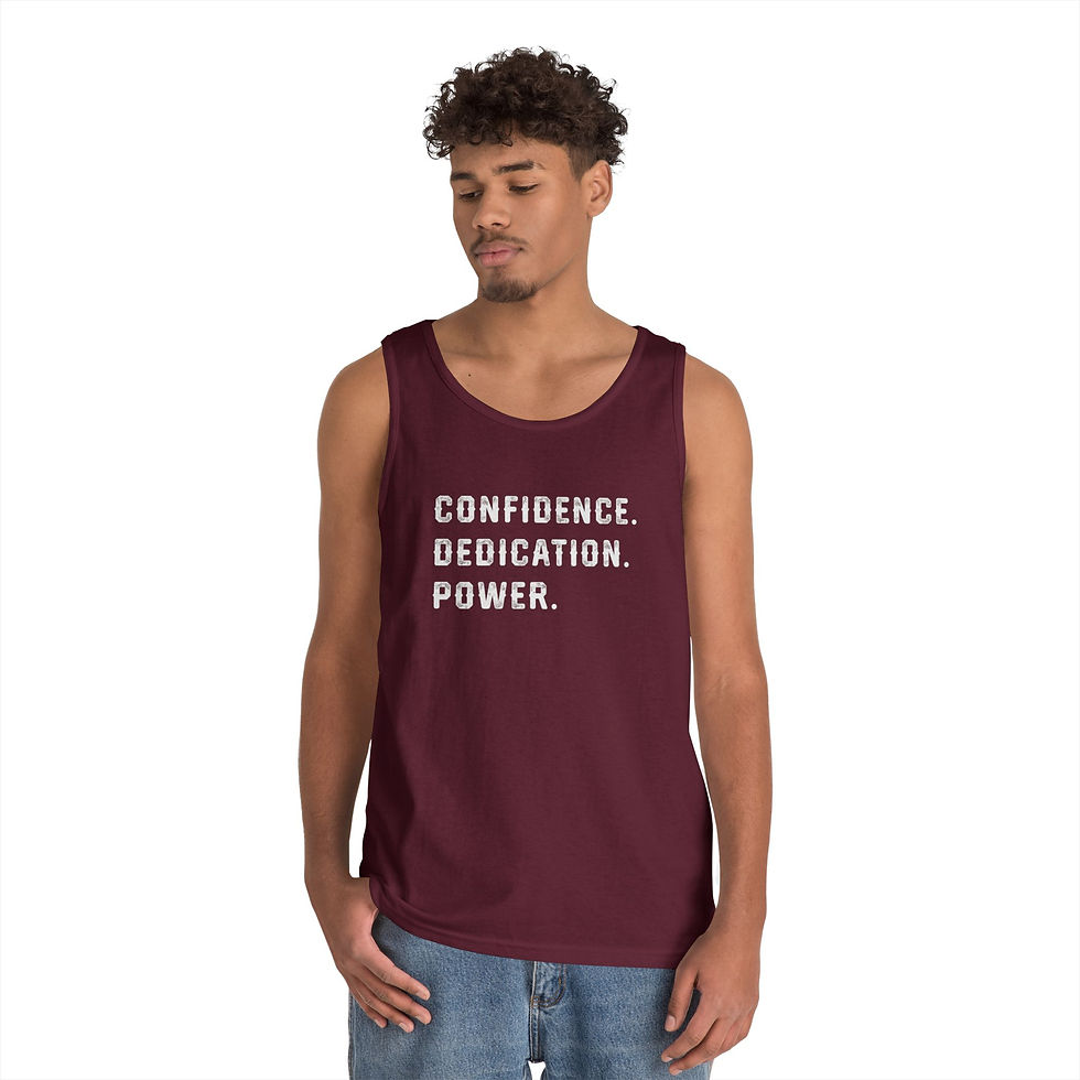 Thumbnail: Confidence. Dedication. Power. Men's Tank!