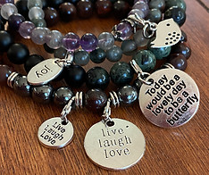 Jewelry charms personalize and choose messages that speak to you.