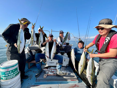 2024年11月4日 おじさん達、鰤を釣る。