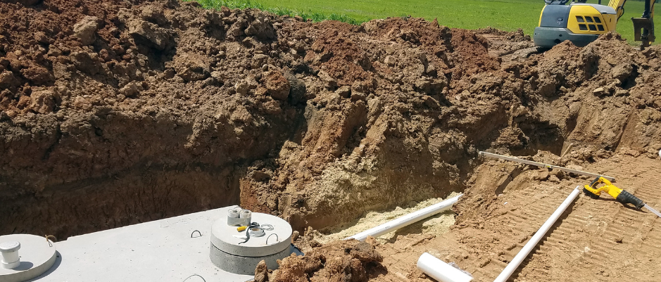 Fosse septiques and private drainage systems in France