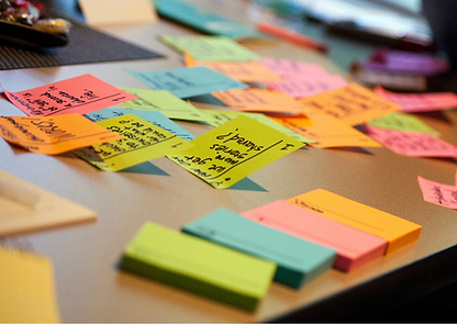 Strategy Planning image - postit notes