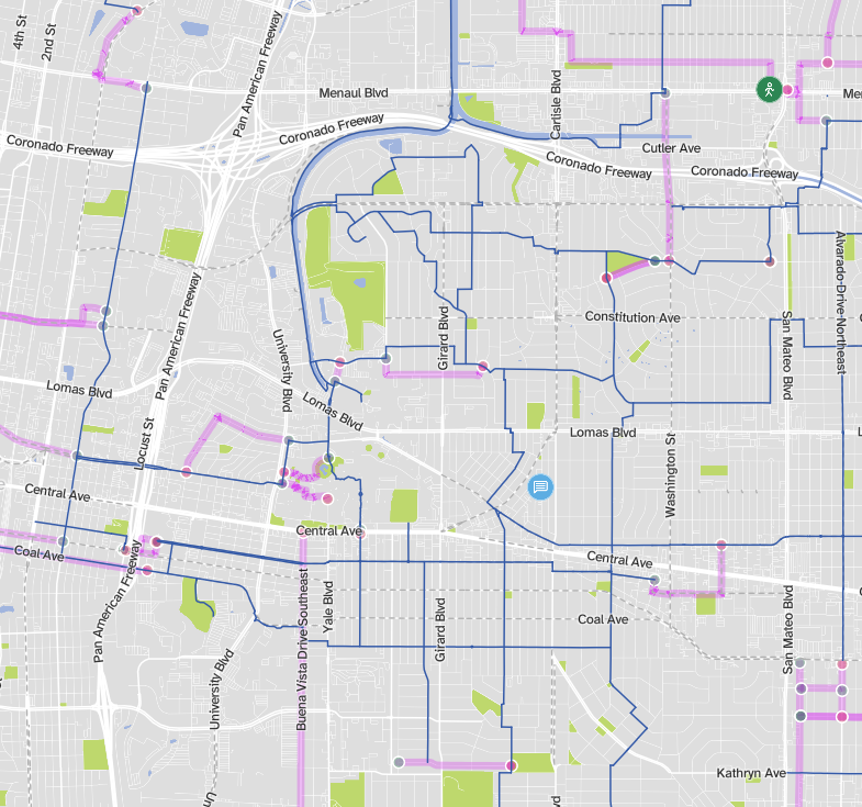 Bike Streets Low-Stress Bike Map