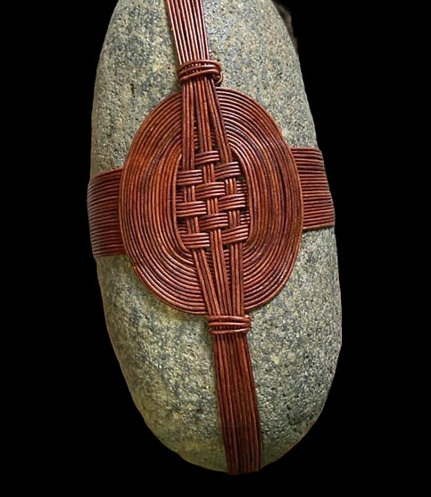 Wrapped rock