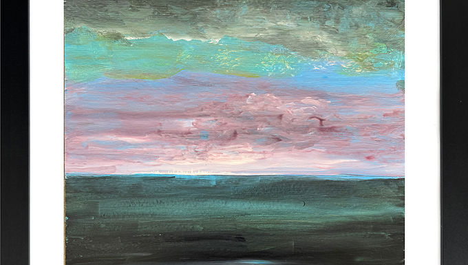 Acrylic on cardboard
