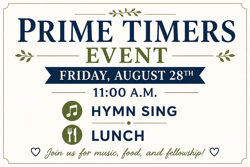 PrimeTimers - Hymn Sing and Lunch