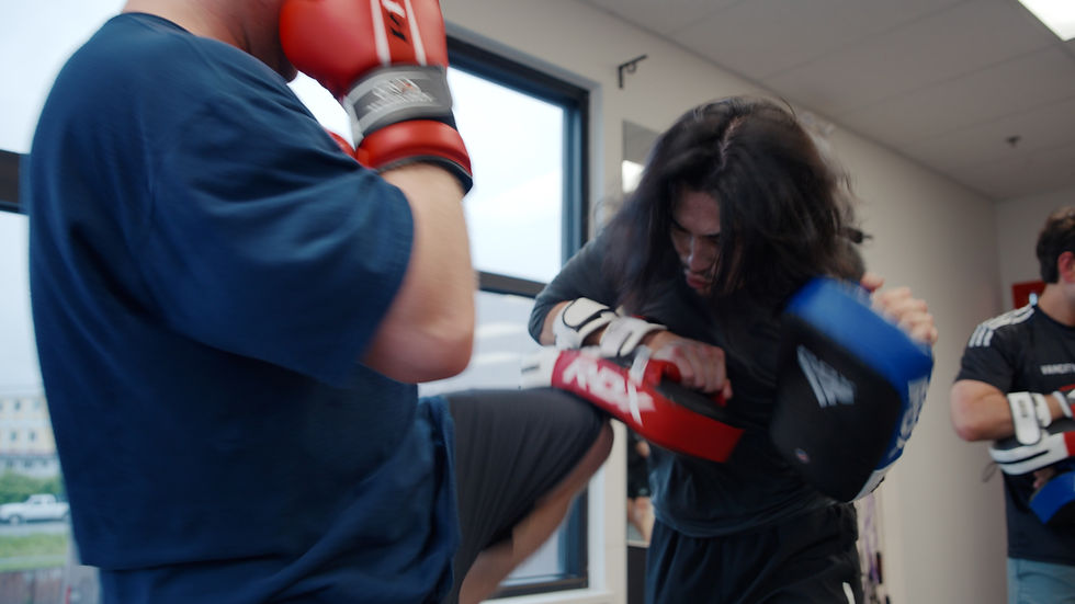 Advanced Muay Thai training at DK Boxing in Richmond BC