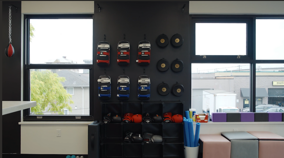 Muay Thai equipments at DK Muay That in Richmond, BC