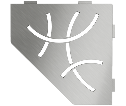 מדף נירוסטה למקלחת