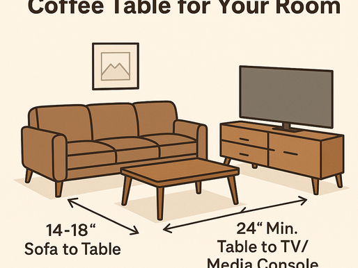 How to Pick the Right Size Coffee Table for Your Room (Without Losing Your Mind or Stubbing Your Toe)