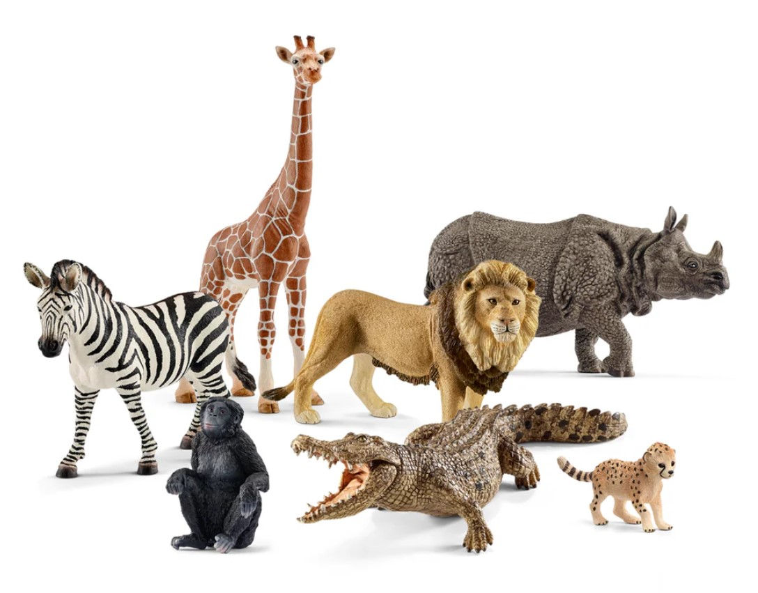 7-Piece Wild Life Savannah Set (Schleich)