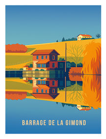 Affiche barrage de la Gimond 08