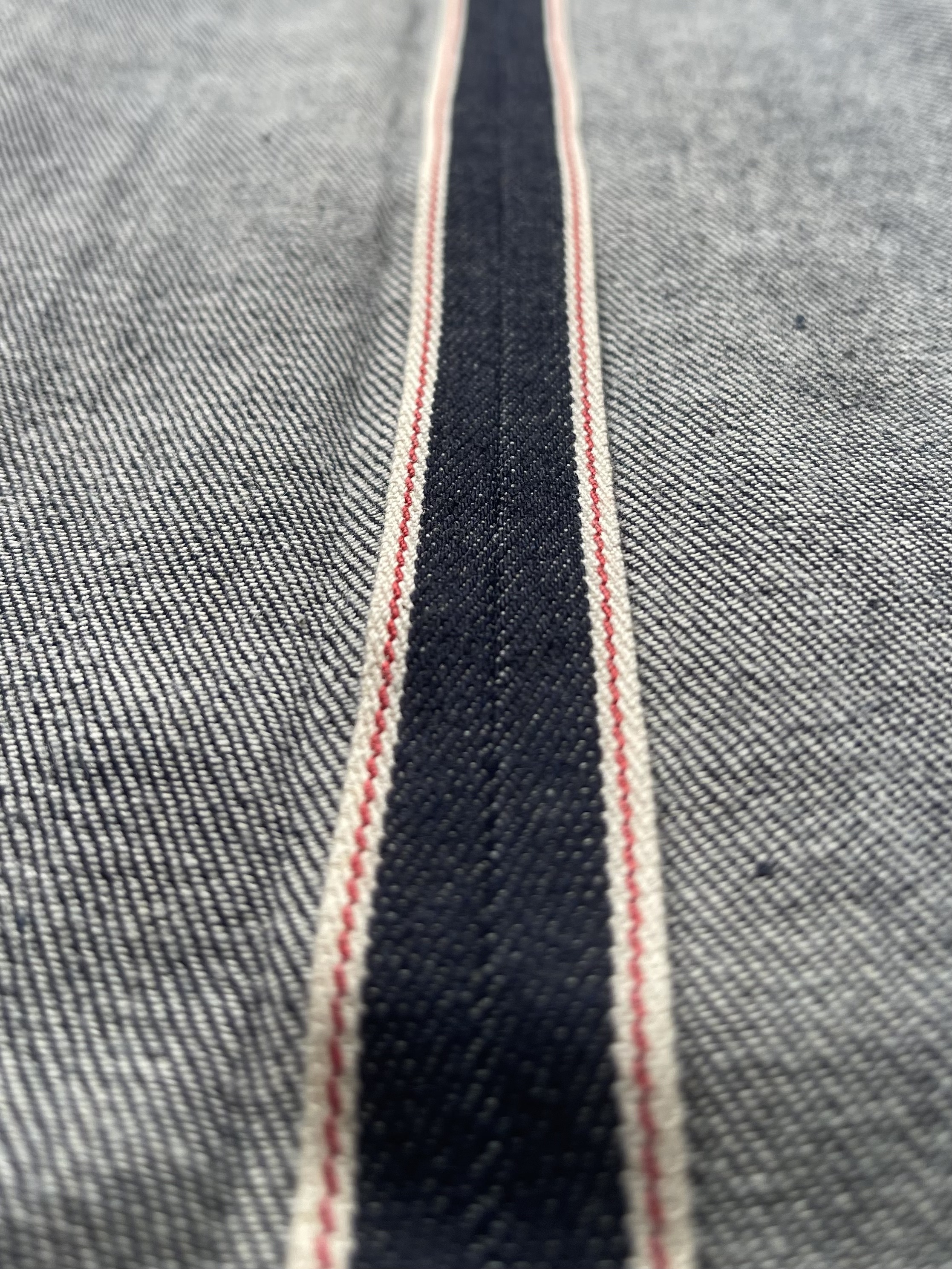Selvedge denim ID detail