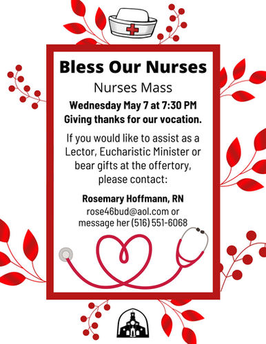 Honoring Our Healers: Join Us for a Special Nurses Mass