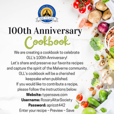 Calling All Cooks: Help Us Create OLL's 100th Anniversary Cookbook!