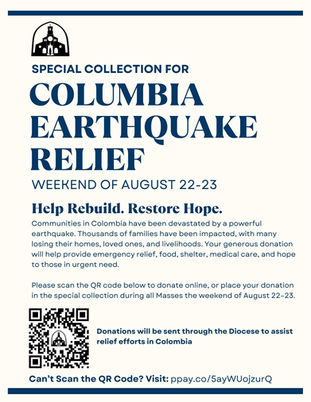 Special Collection for Colombia Earthquake Relief