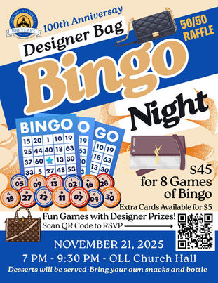 100th Anniversary Designer Bag Bingo Night!