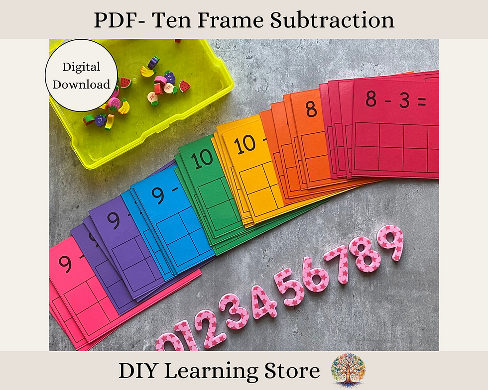Ten Frame Subtraction
