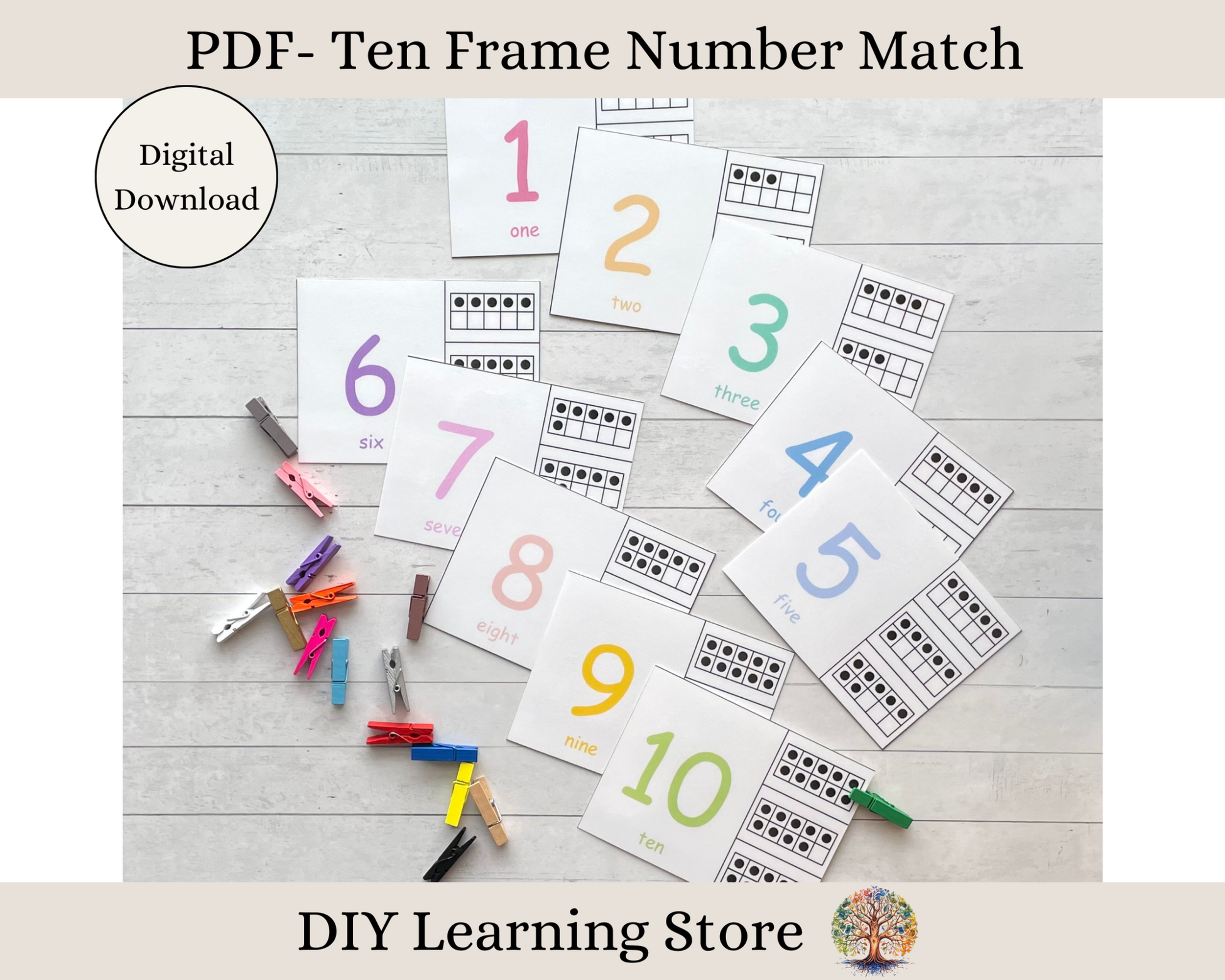 Ten Frame Number Matching