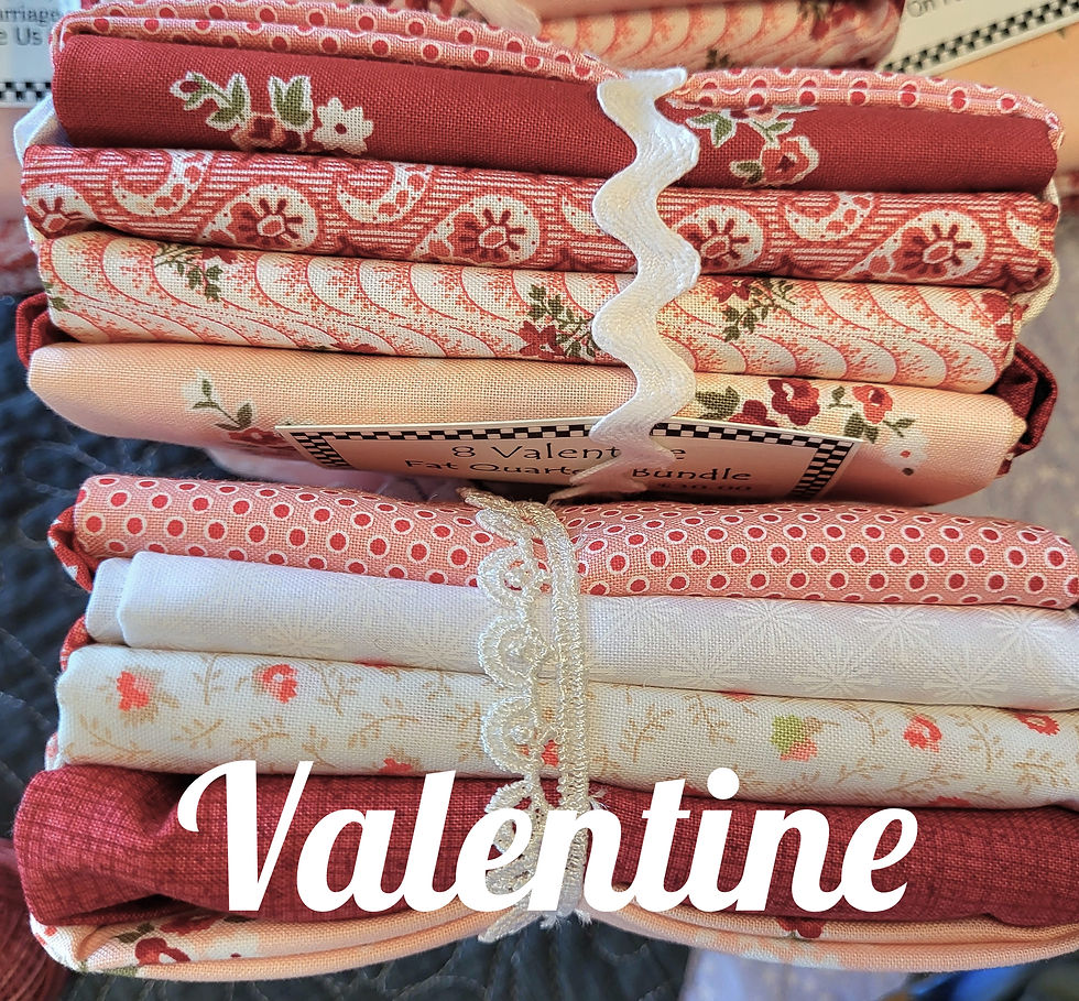 Thumbnail: Springtime and Valentine Fat Quarter bundles