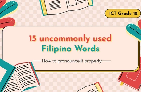 15 Uncommonly Used Filipino Words