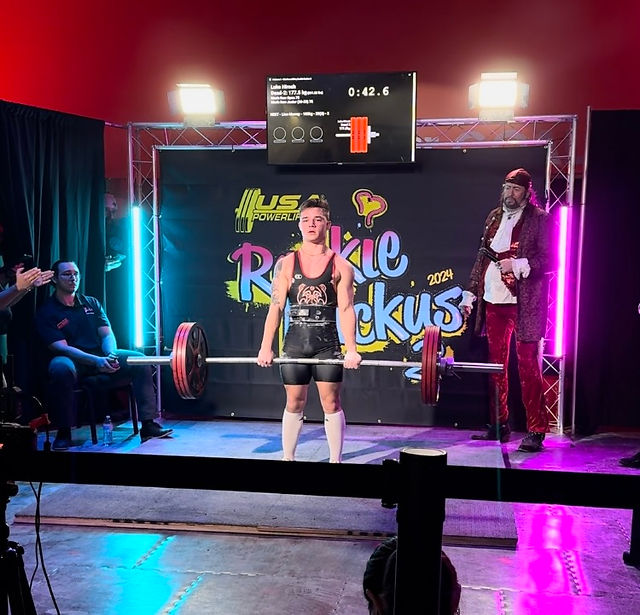 Luke lifts 3 times his weight 