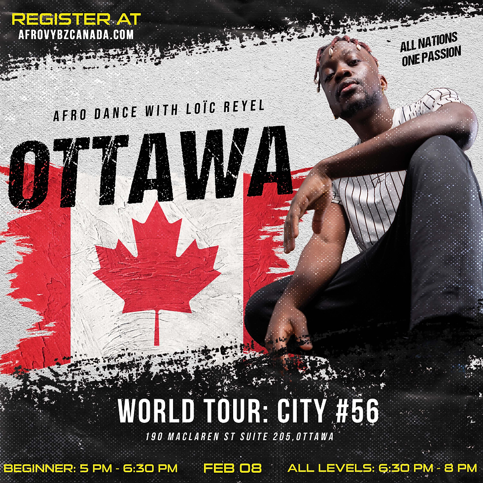 Ottawa Afro Dance Workshop with Loïc Reyel